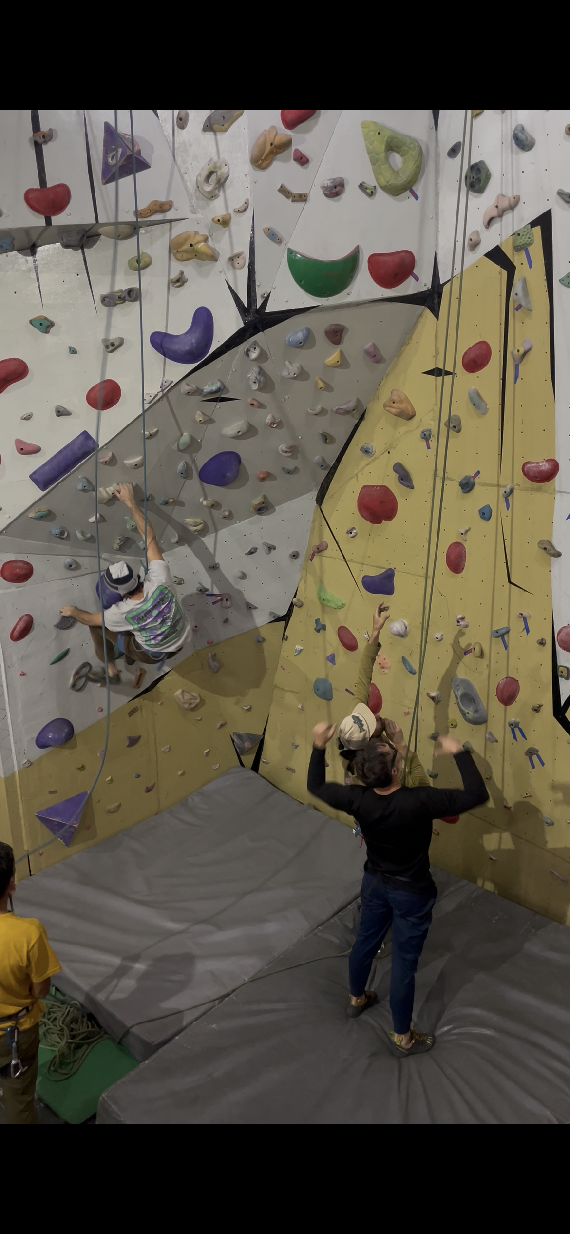 Muro de escalada del club