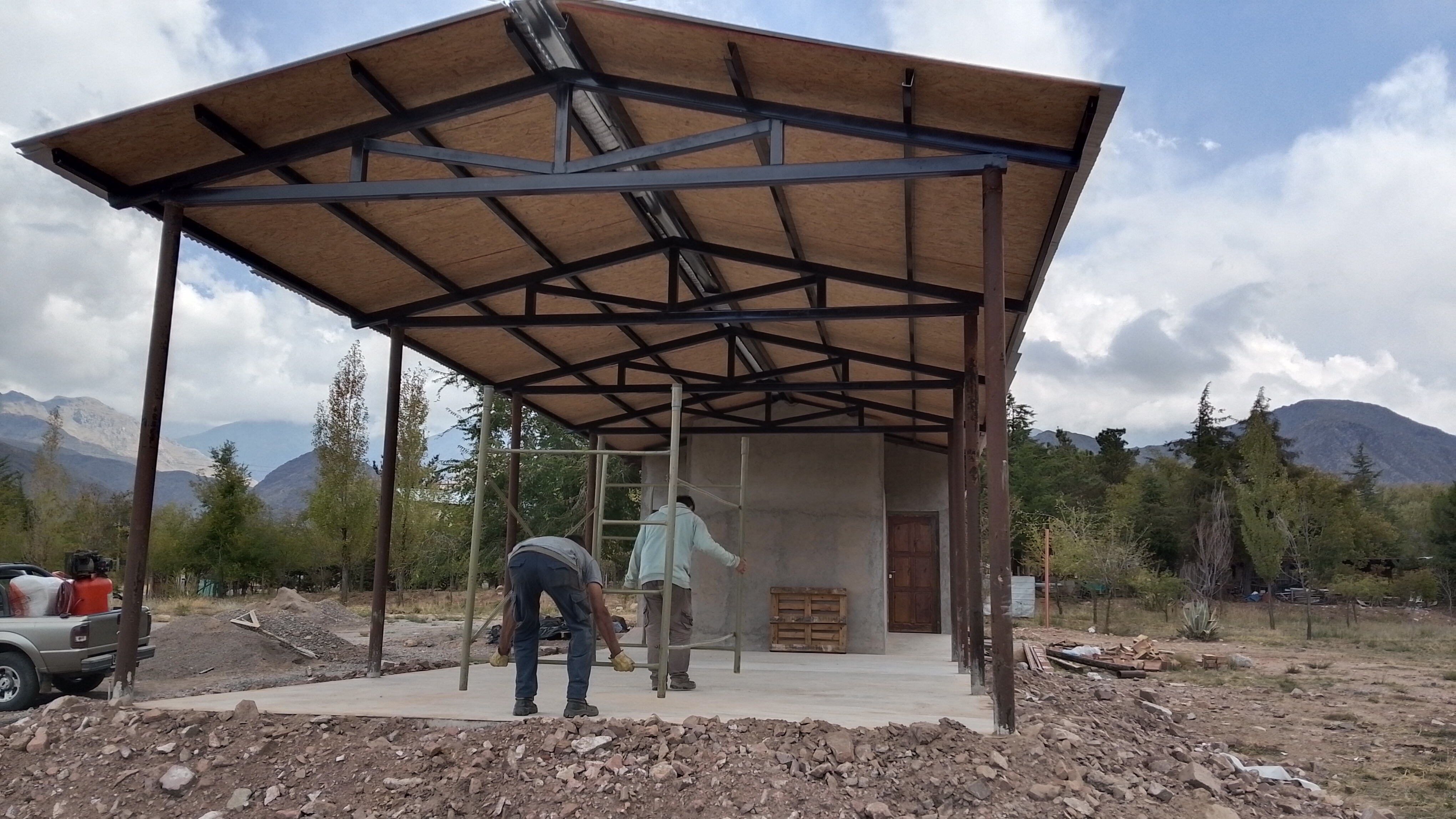 Base de salidas en la montaña